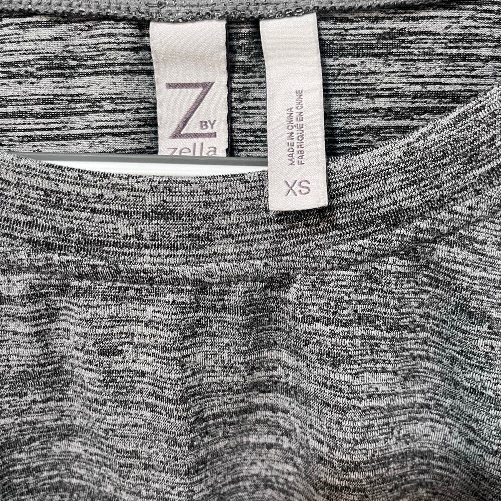Zella Active Cropped Long Sleeve Top Heather Gray XS - Picture 5 of 9
